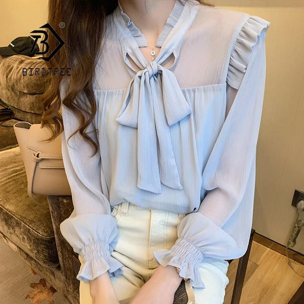 women's blouses & shirts spring autumn womens solid office lace chiffon blouse lady vintage all-match casual long lantern sleeve bow co, White
women's blouses & shirts spring autumn womens solid office lace chiffon blouse lady vintage all-match casual long lantern sleeve bow co, White