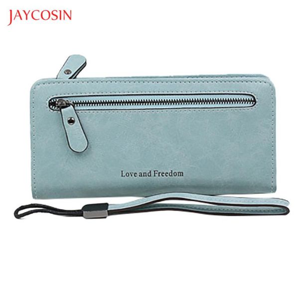 wallets jaycosin luxury pu leather long women's wallet fashion designer letter double zipper coin purse cosmetic money bag, Red;black
wallets jaycosin luxury pu leather long women's wallet fashion designer letter double zipper coin purse cosmetic money bag, Red;black