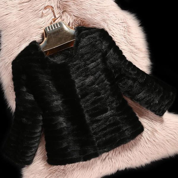 women's fur & faux 2021 luxury ladies' real mink jacket coat autumn winter women short outerwear coats overcoat 1011, Black
women's fur & faux 2021 luxury ladies' real mink jacket coat autumn winter women short outerwear coats overcoat 1011, Black