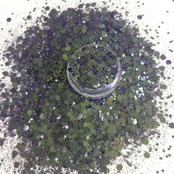nail glitter 1g/jar dark purple chameleon mixed hexagon shaped chunky powder color-shifting nails art body crafts decorations, Silver;gold
nail glitter 1g/jar dark purple chameleon mixed hexagon shaped chunky powder color-shifting nails art body crafts decorations, Silver;gold