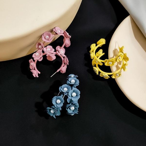 stud 2021 silver needle metal flower type c korea pearl petal earrings for women girl fashion jewelry accessories, Golden;silver
stud 2021 silver needle metal flower type c korea pearl petal earrings for women girl fashion jewelry accessories, Golden;silver