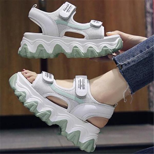 dress shoes 2021 women platform wedge chunky sandals fashion open toe casual block heel woman 6cm high hook loop gladiator sandal, Black
dress shoes 2021 women platform wedge chunky sandals fashion open toe casual block heel woman 6cm high hook loop gladiator sandal, Black