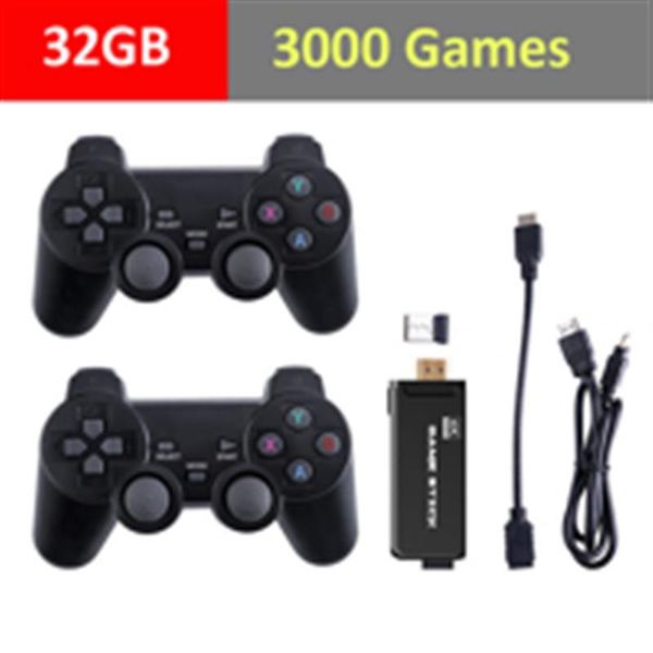 portable game players 32/64g video console mini usb retro simulator tv with wireless gamepads controllers
portable game players 32/64g video console mini usb retro simulator tv with wireless gamepads controllers