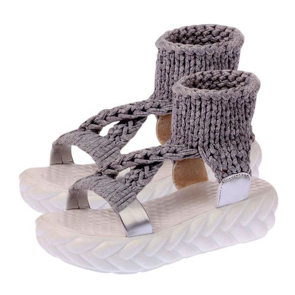 women wedge shoes quality breathable woolen yarn soft platform thick bottom ladies casual sandals boots outside beach walking, Black
women wedge shoes quality breathable woolen yarn soft platform thick bottom ladies casual sandals boots outside beach walking, Black