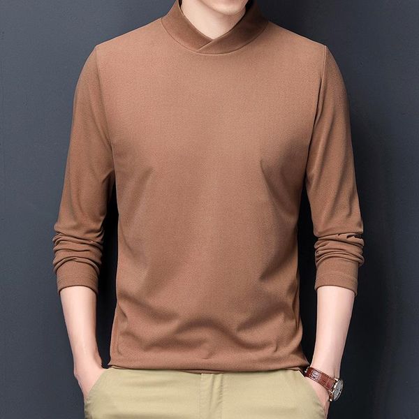 men's t-shirts 2021 autumn winter double-sided cashmere cross round neck long sleeve t-shirt, White;black
men's t-shirts 2021 autumn winter double-sided cashmere cross round neck long sleeve t-shirt, White;black