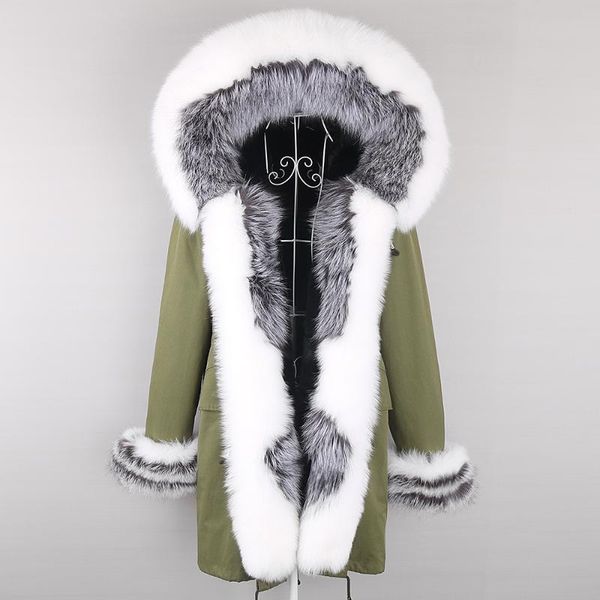 women's fur & faux real coat winter jacket women natural raccoon hood waterproof long parka detachable streetwear luxury parkas war, Black
women's fur & faux real coat winter jacket women natural raccoon hood waterproof long parka detachable streetwear luxury parkas war, Black