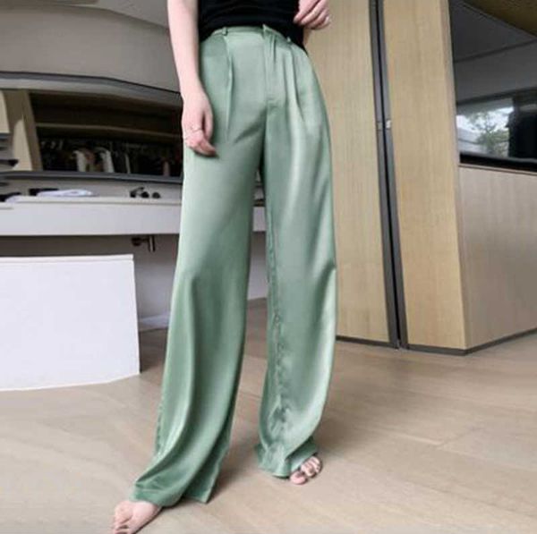summer satin elegant wide leg pant high waist women's drawstring waistband joggers casual sports sweatpants pocket 210531, Black;white
summer satin elegant wide leg pant high waist women's drawstring waistband joggers casual sports sweatpants pocket 210531, Black;white