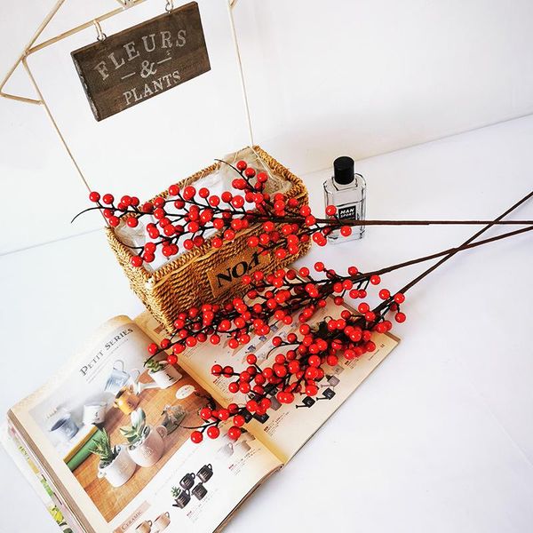 decorative flowers & wreaths holly fruit red berry simulation rich flower arrangement decoration home
decorative flowers & wreaths holly fruit red berry simulation rich flower arrangement decoration home