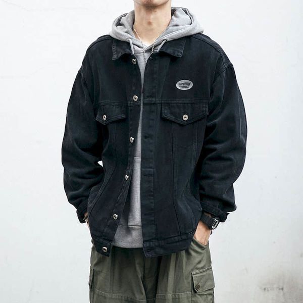 men's jackets retro japanese cowboy jacket, spring and autumn fashion, loose with all, casual coat, solid color, Black;brown
men's jackets retro japanese cowboy jacket, spring and autumn fashion, loose with all, casual coat, solid color, Black;brown