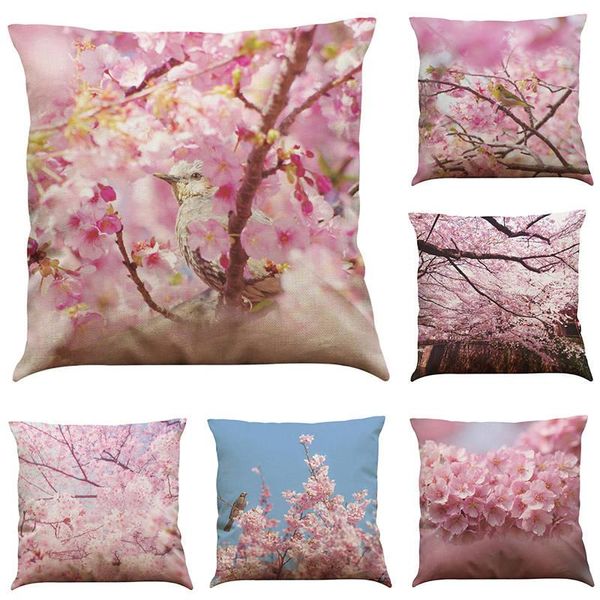 cushion/decorative pillow 45cm*45cm pink cherry blossoms pattern linen/cotton throw covers couch cushion cover home decorative pillows
cushion/decorative pillow 45cm*45cm pink cherry blossoms pattern linen/cotton throw covers couch cushion cover home decorative pillows