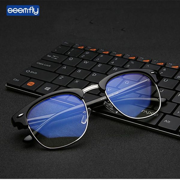 fashion sunglasses frames seemfly 2021 women glasses frame men half metal eyeglasses vintage square clear lens optical spectacle colorful sp, Black
fashion sunglasses frames seemfly 2021 women glasses frame men half metal eyeglasses vintage square clear lens optical spectacle colorful sp, Black