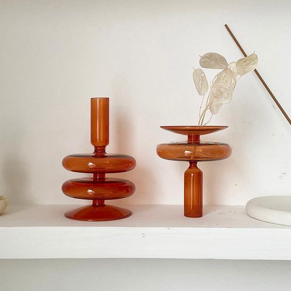 vases light brown glass candle holder for home decoration decorative handmade wedding pillar candlestick
vases light brown glass candle holder for home decoration decorative handmade wedding pillar candlestick