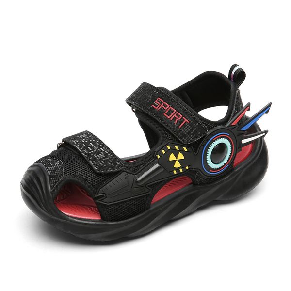 children boys sandals high qualtiy leather cut-outs child summer big boy sandalias childrens shoes kids canvas rain flats, Black
children boys sandals high qualtiy leather cut-outs child summer big boy sandalias childrens shoes kids canvas rain flats, Black