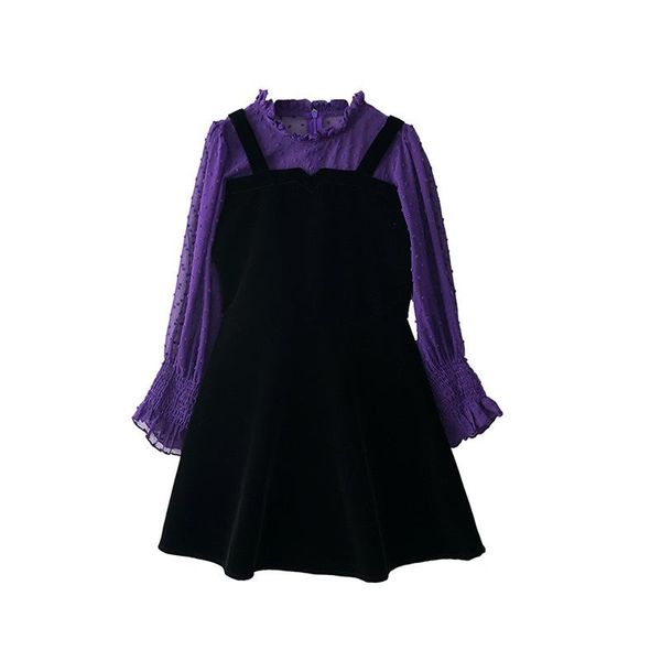 girl's dresses patchwork toddler fall clothes 2021 chiffon dress korean kids fake two-piece children elegant party, #9108, Red;yellow
girl's dresses patchwork toddler fall clothes 2021 chiffon dress korean kids fake two-piece children elegant party, #9108, Red;yellow