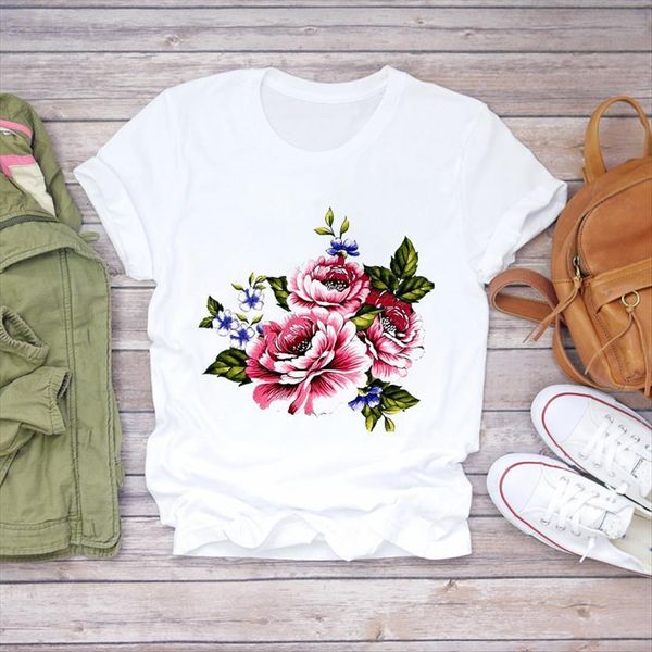 floral short sleeve flower cartoon womens t shirts fashion 90s cute graphic shirt ladies female tee, White
floral short sleeve flower cartoon womens t shirts fashion 90s cute graphic shirt ladies female tee, White