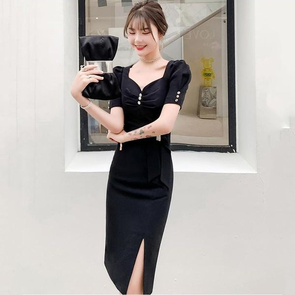 ethnic clothing puff sleeve prom party sheath dress gown temperament rhinestone bowknot sashes cheongsam black qipao v-neck robe de soi, Red
ethnic clothing puff sleeve prom party sheath dress gown temperament rhinestone bowknot sashes cheongsam black qipao v-neck robe de soi, Red
