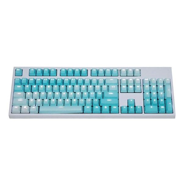 104pcs pbt backlight color matching keycaps dip dyeing process matte texture contrast color light penetrating keycaps
104pcs pbt backlight color matching keycaps dip dyeing process matte texture contrast color light penetrating keycaps