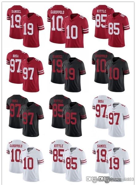 men women youth san francisco 49ers 85 george kittle 97 nick bosa 10 jimmy garoppolo black 19 deebo samuel red football jerseys, Black;red
men women youth san francisco 49ers 85 george kittle 97 nick bosa 10 jimmy garoppolo black 19 deebo samuel red football jerseys, Black;red