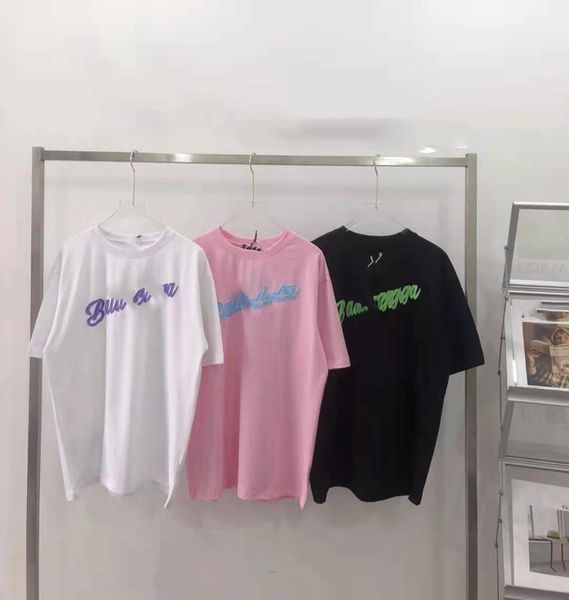 luxury design summer bajia round neck short sleeve t-shirt foam printing loose fashion men's and women's same style, White
luxury design summer bajia round neck short sleeve t-shirt foam printing loose fashion men's and women's same style, White