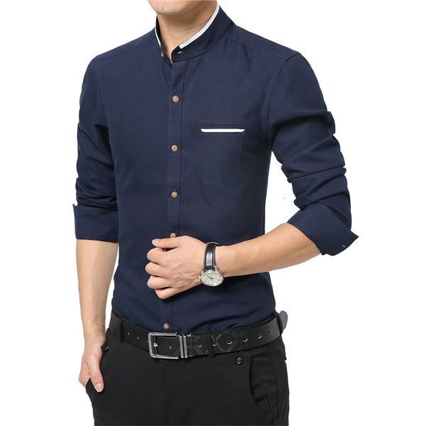 2021 new fashion casual long sleeve mandarin collar slim fit shirt korean business mens shirts men clothes m-5xl dyzt, White;black
2021 new fashion casual long sleeve mandarin collar slim fit shirt korean business mens shirts men clothes m-5xl dyzt, White;black
