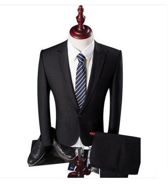 men's suits & blazers one button black groom tuxedos wedding for men groomsman formal business costume homme italien, White;black
men's suits & blazers one button black groom tuxedos wedding for men groomsman formal business costume homme italien, White;black