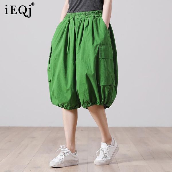 women's pants & capris ieqj 2021 summer fashion women clothes elastic lantern feet half length female trousers tide pocket ws33906, Black;white
women's pants & capris ieqj 2021 summer fashion women clothes elastic lantern feet half length female trousers tide pocket ws33906, Black;white