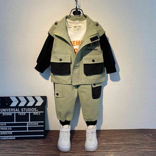 autumn boys denim color blocking zipper shirt childrens western style trousers two piece suitcasual selling, White
autumn boys denim color blocking zipper shirt childrens western style trousers two piece suitcasual selling, White
