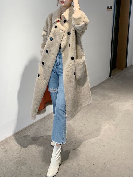 2021 women autumn winter new real sheep shearling lamb fur coat female genuine wool jacket ladies casual warm outerwear l877ipta, Black
2021 women autumn winter new real sheep shearling lamb fur coat female genuine wool jacket ladies casual warm outerwear l877ipta, Black