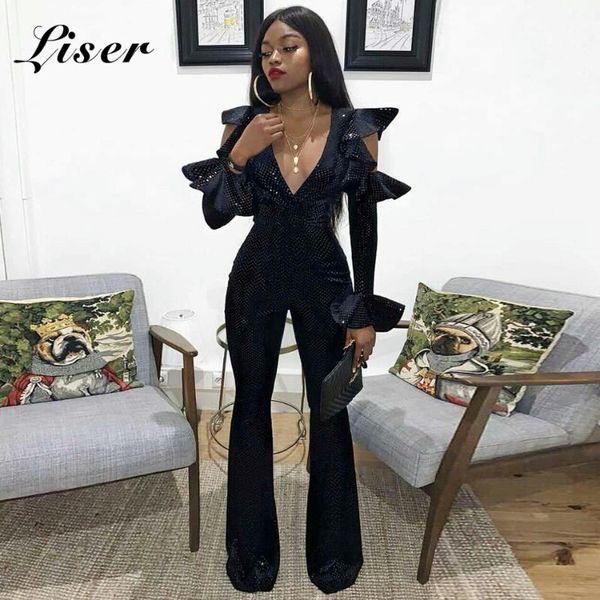 women's jumpsuits & rompers liser 2021 summer women v neck ruffles jumpuits bodycon chic evening party black jumpsuit vestidos wholesal, Black;white
women's jumpsuits & rompers liser 2021 summer women v neck ruffles jumpuits bodycon chic evening party black jumpsuit vestidos wholesal, Black;white