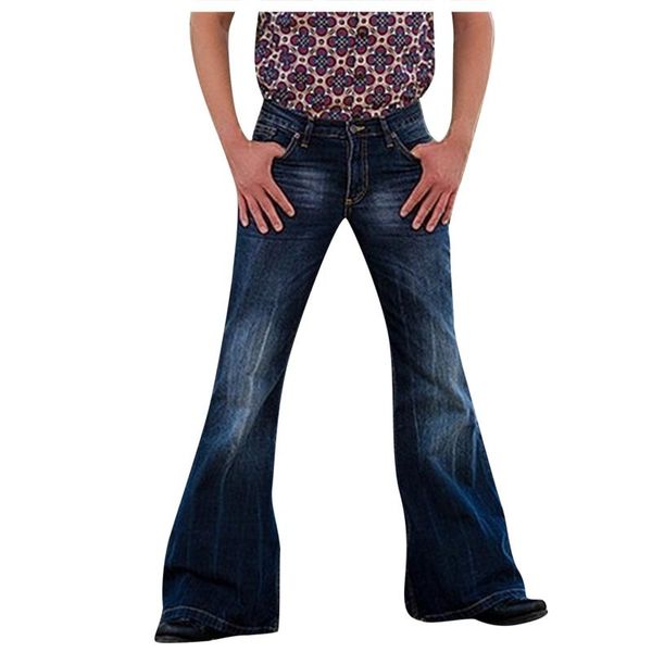 men's jeans vintage punk full length light wash bootcut pocket flare pants men clothing vaqueros de hombre pantalon homme, Blue
men's jeans vintage punk full length light wash bootcut pocket flare pants men clothing vaqueros de hombre pantalon homme, Blue