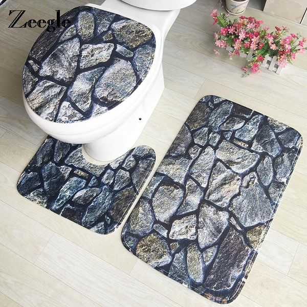 bath mats zeegle geometry printed 3d soft flannel sponge carpet 3 piece set toilet rug seat cover bathroom water absorption floor mat
bath mats zeegle geometry printed 3d soft flannel sponge carpet 3 piece set toilet rug seat cover bathroom water absorption floor mat