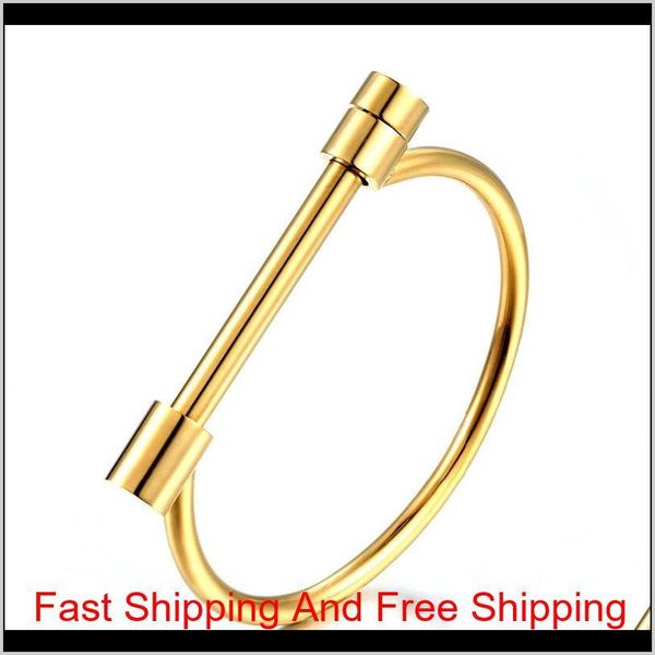 fashion design horseshoe screw bracelet gold silver rose black stainless steel bracelets & bangles for men women bracelet gift rs jni1o, Golden;silver
fashion design horseshoe screw bracelet gold silver rose black stainless steel bracelets & bangles for men women bracelet gift rs jni1o, Golden;silver