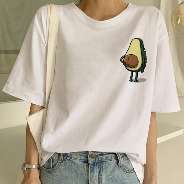 women's t-shirt cartoon avocado vegan short sleeve cute womens small fresh casual t shirt harajuku ullzang tshirt fashion tee female, White
women's t-shirt cartoon avocado vegan short sleeve cute womens small fresh casual t shirt harajuku ullzang tshirt fashion tee female, White