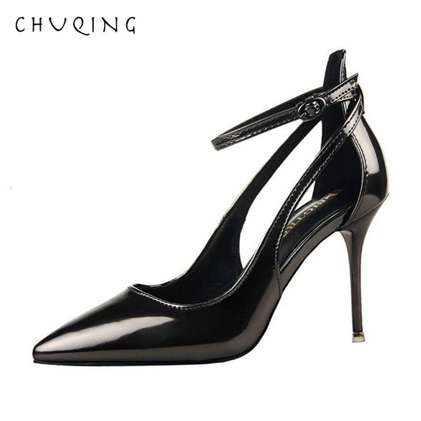 2021 new chuqing fashion simple women's high heels shallow mouth pointed word with hollow shoes z1vy, Black
2021 new chuqing fashion simple women's high heels shallow mouth pointed word with hollow shoes z1vy, Black