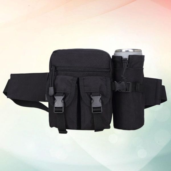adjustable waist pack with water bottle holder for running outdoor climbing hiking sports (black)
adjustable waist pack with water bottle holder for running outdoor climbing hiking sports (black)