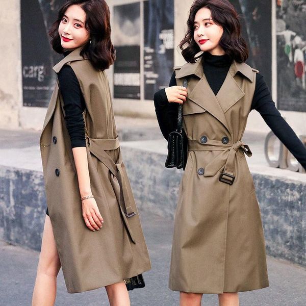 women's vests 2021 spring elegant office vest female long sleeveless jacket fashion slim coat ladies vintage outerwear h631, Black;white
women's vests 2021 spring elegant office vest female long sleeveless jacket fashion slim coat ladies vintage outerwear h631, Black;white