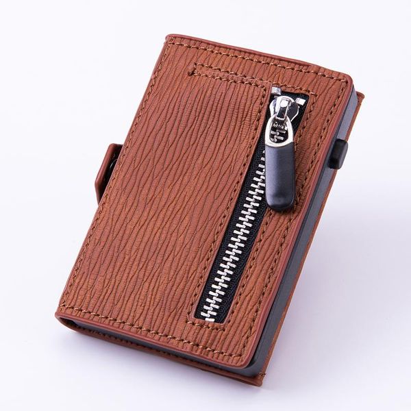 card holders zovyvol 2021 men women button rfid holder hasp single box smart wallet automatic id case zipper coin purse, Brown;gray
card holders zovyvol 2021 men women button rfid holder hasp single box smart wallet automatic id case zipper coin purse, Brown;gray