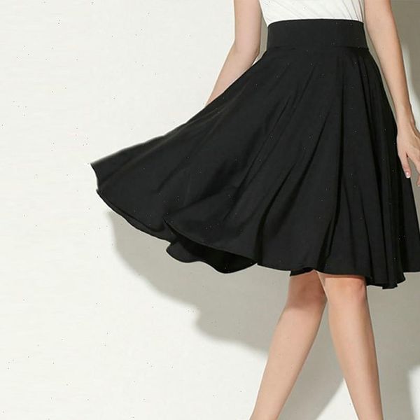women skirt black white 2020 skirts solid flared retro casual knee length pleated midi office work skirt adolescente mujer 4
women skirt black white 2020 skirts solid flared retro casual knee length pleated midi office work skirt adolescente mujer 4