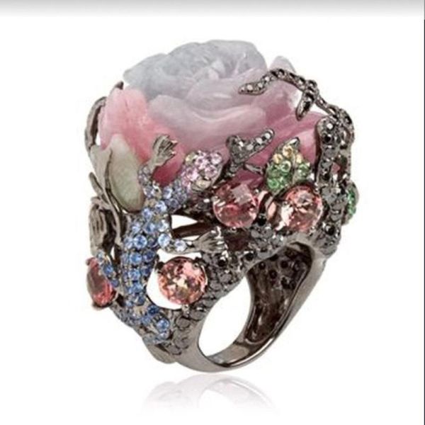 wedding rings unique rose flower zircon anillos moonstone animals for women vintage fashion black gold statement ring female jewelry, Slivery;golden
wedding rings unique rose flower zircon anillos moonstone animals for women vintage fashion black gold statement ring female jewelry, Slivery;golden