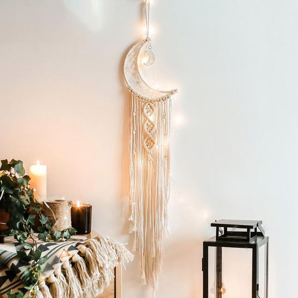 decorative objects & figurines nordic style dreamcatcher hand made moon dream catchers cotton macrame wall hanging handmade tassels home dec
decorative objects & figurines nordic style dreamcatcher hand made moon dream catchers cotton macrame wall hanging handmade tassels home dec