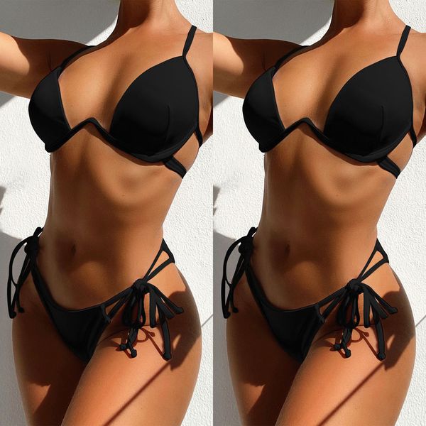 # 0 women swimwear zomer strand push up solid gevuld badmode beachwear classic shoppers female bikini micro, White;black
# 0 women swimwear zomer strand push up solid gevuld badmode beachwear classic shoppers female bikini micro, White;black