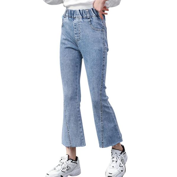 jeans for girl solid color kids girls flare pants kid's spring autumn children's clothes casual style, Blue
jeans for girl solid color kids girls flare pants kid's spring autumn children's clothes casual style, Blue