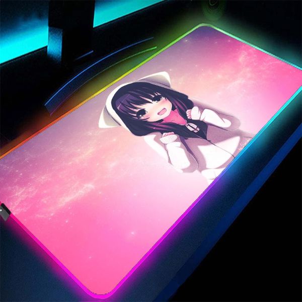 mouse pads & wrist rests computer deskgaming pad with backlight led anime girl rgb large size mini carpet
mouse pads & wrist rests computer deskgaming pad with backlight led anime girl rgb large size mini carpet