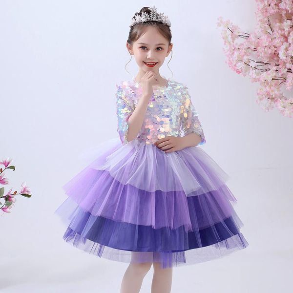girl's dresses sequined kids gown dress half sleeve princess layered birthday costume 2-12 years flower girl for wedding, Red;yellow
girl's dresses sequined kids gown dress half sleeve princess layered birthday costume 2-12 years flower girl for wedding, Red;yellow