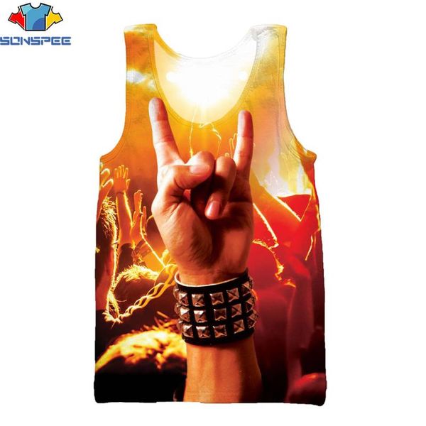 men' tank sonspee 3d rock music wild style men print vest women harajuku streetwear sleeveless fitness, White;black
men' tank sonspee 3d rock music wild style men print vest women harajuku streetwear sleeveless fitness, White;black