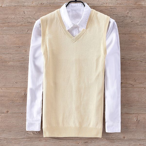 2021 new outono e primavera marca masculina sem mangas camisolas para homens casual moda camisola colete masculino slido confortvel mqab, White;black
2021 new outono e primavera marca masculina sem mangas camisolas para homens casual moda camisola colete masculino slido confortvel mqab, White;black