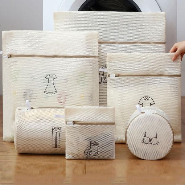 laundry bags 6 pcs/set beige mesh bag dirty clothes underwear bra socks lingerie wash for washing machine
laundry bags 6 pcs/set beige mesh bag dirty clothes underwear bra socks lingerie wash for washing machine
