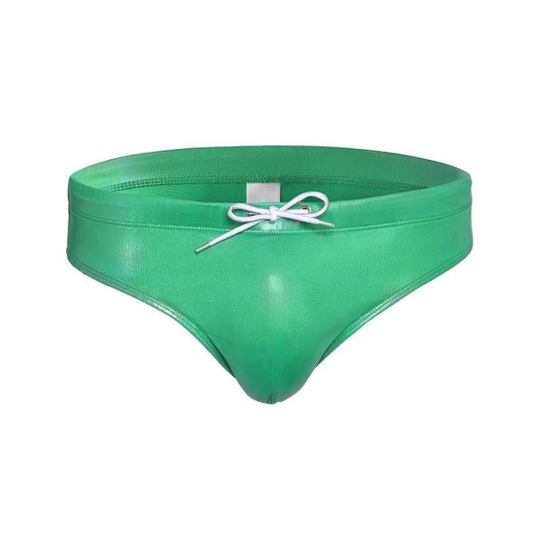one-piece suits tiaobug men metallic shiny low waist faux leather swimwear swimming bathing briefs drawstring removable padded front underpa
one-piece suits tiaobug men metallic shiny low waist faux leather swimwear swimming bathing briefs drawstring removable padded front underpa