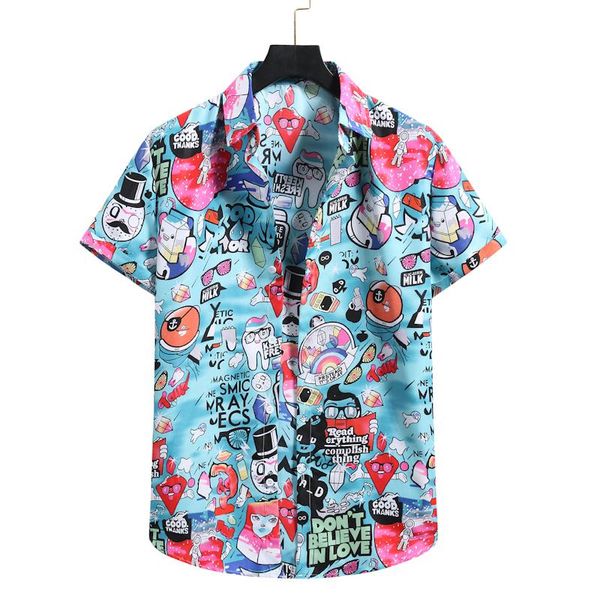 men's casual shirts tf41 funny 3d digital printing beach oversize short sleeve shirt men summer 2021 high-quality fast drying boutique, White;black
men's casual shirts tf41 funny 3d digital printing beach oversize short sleeve shirt men summer 2021 high-quality fast drying boutique, White;black
