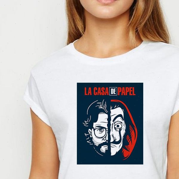 la casa de papel two half face tshirt ulzzang prevalent aesthetics spring summer t shirt harajuku women o collar t shirt, White
la casa de papel two half face tshirt ulzzang prevalent aesthetics spring summer t shirt harajuku women o collar t shirt, White